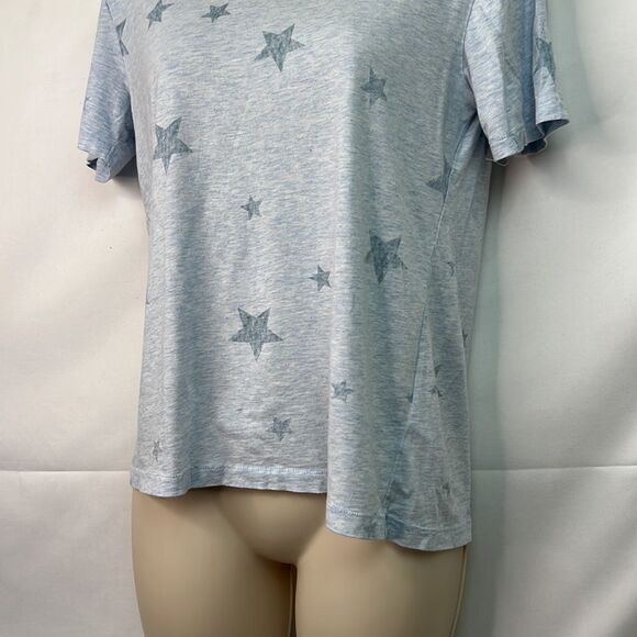 Splendid Heathered blue tee with stars EUC size XS - Picture 3 of 9